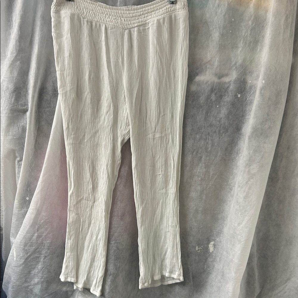 Girls’ size L crepe swim coverup pants